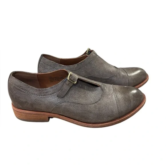 Kork-Ease grey/taupe niseda oxfords leather 7.5 - Picture 2 of 7